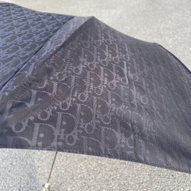 Christian Dior ディオール 折りたたみ傘 ブラック オブリーク 正規品