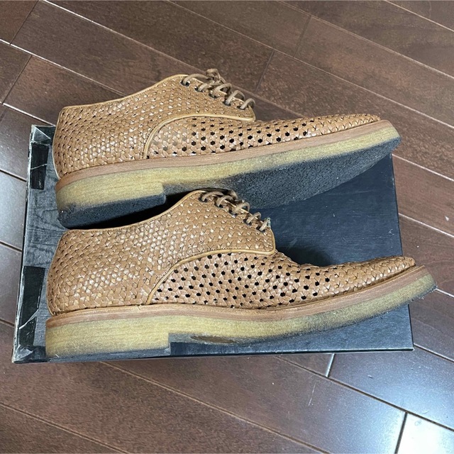 DRIES VAN NOTEN ドリスヴァンノッテン 編み込みレザーシューズ www