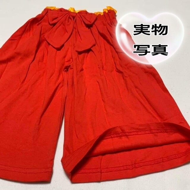 新品 ひな祭り 着物 袴 セパレート 100 朱色 花柄 女の子 雛祭り 和服a