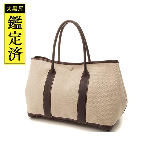 ランク Hermes - エルメス ガーデンパーティPM トワルアッシュ マロン