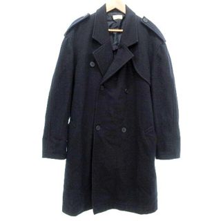 ヨウジヤマモト 03AW 千鳥柄 ショートトレンチコート ウールコート 総柄-