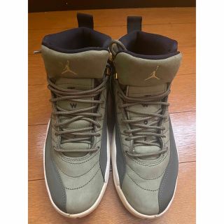 ジョーダン(Jordan Brand（NIKE）)のAIRJORDAN 12 Olive Canvas(スニーカー)