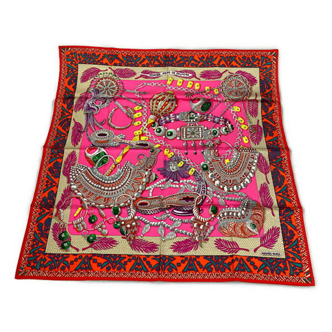 HERMES エルメス シルク スカーフ カレ90 ZENOBIE REINE DE PALMYRE