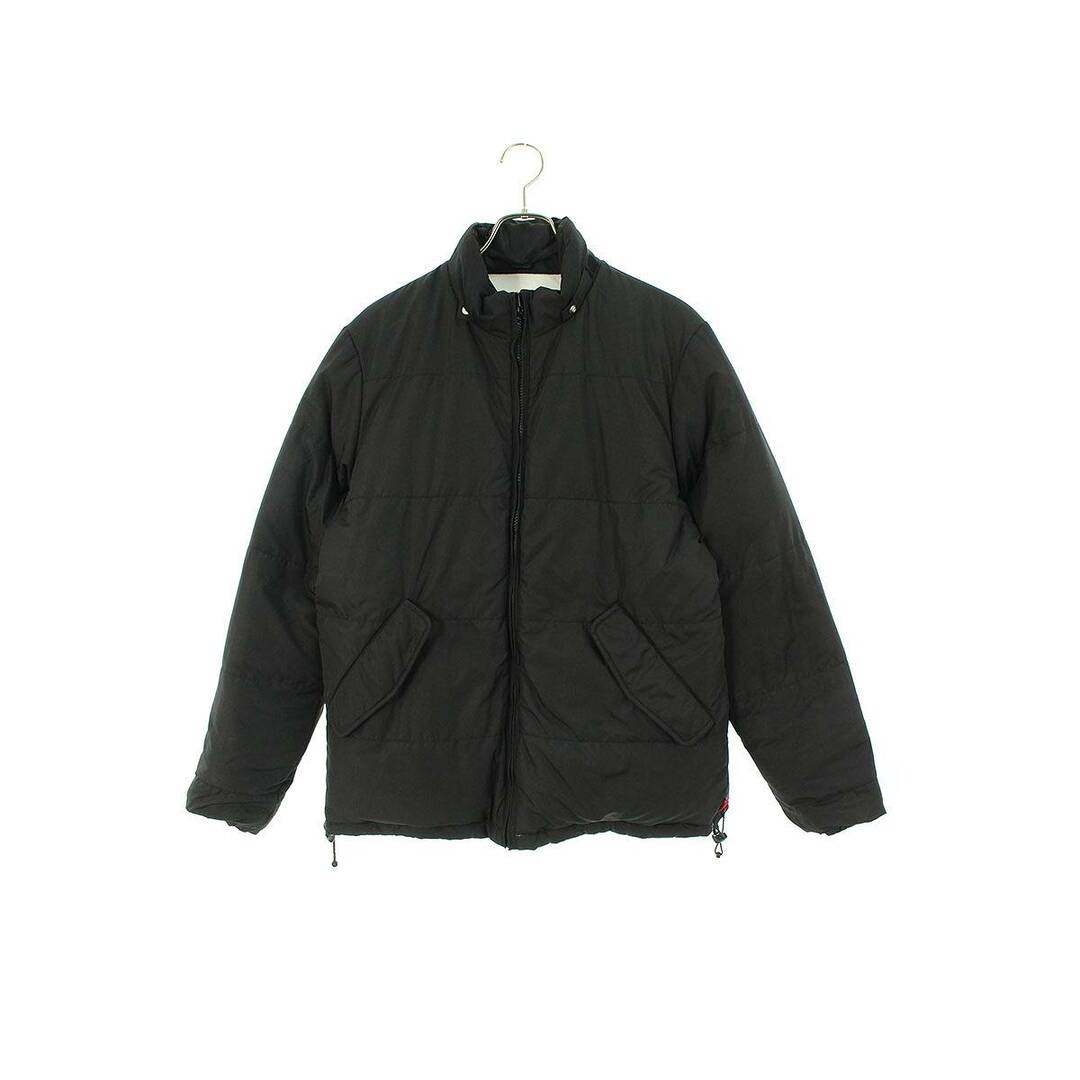 Supreme(シュプリーム)のシュプリーム 12AW Reversible Striped Down Jacket 中綿入りスモールボックスロゴリバーシブルボーダーパフィブルゾン メンズ M メンズのジャケット/アウター(ブルゾン)の商品写真