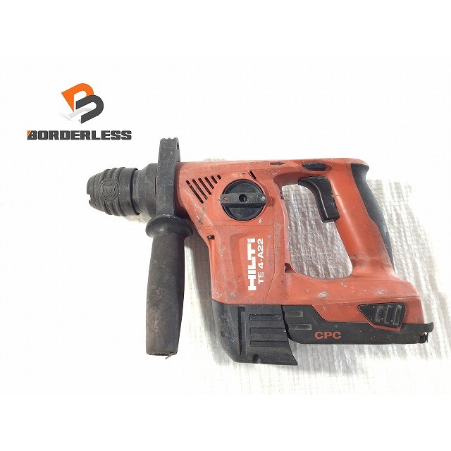 バイク☆品☆HILTI ヒルティ TE 4-A22 DRS バッテリー1個 21.6V 2.2AH 付き コードレスハンマードリル SDSプラスシャンク 66277