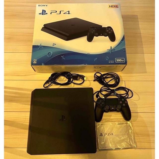 PlayStation4(プレイステーション4)の【動作確認済】SONY PlayStation4 本体 CUH-2100AB01 エンタメ/ホビーのゲームソフト/ゲーム機本体(家庭用ゲーム機本体)の商品写真