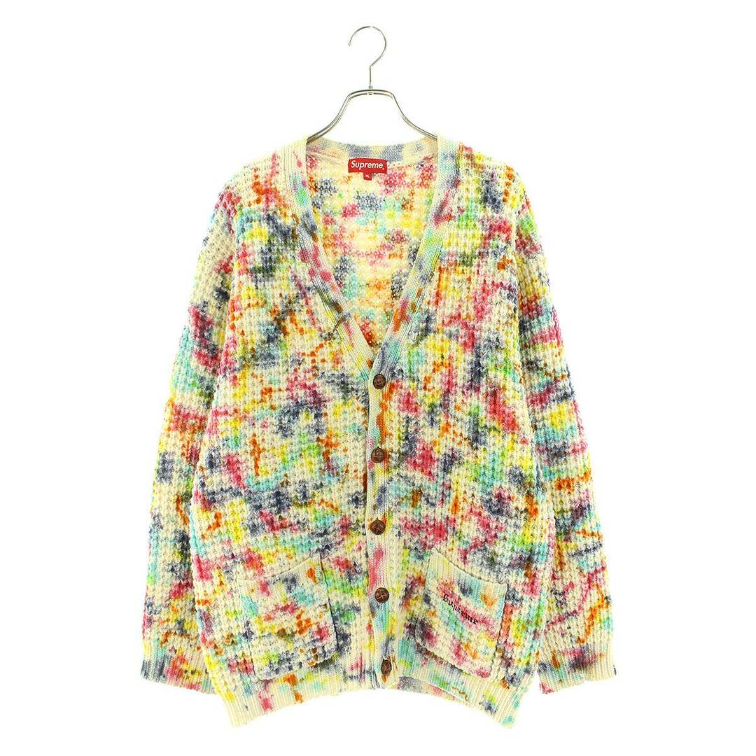 シュプリーム 21AW Waffle Knit Cardigan ワッフルニットカーディガン メンズ XL