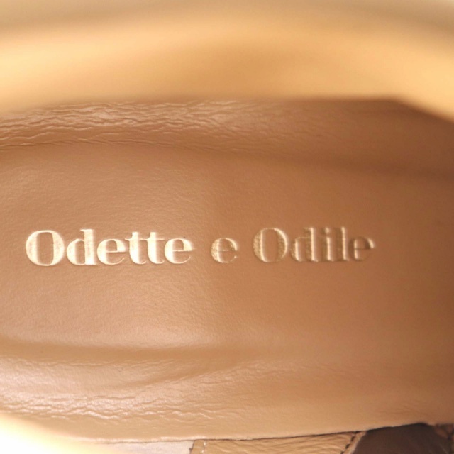 Odette e Odile(オデットエオディール)のオデットエオディール OFD レザーバックル ショートブーツ75 レディースの靴/シューズ(ブーツ)の商品写真