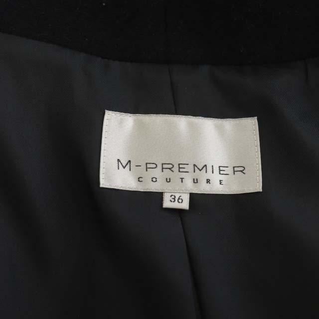 M-premier - エムプルミエ クチュール ベルト付ウールコート アウター