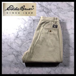 エディーバウアー(Eddie Bauer)の古着 エディーバウアー リラックスフィット ワイド チノパンツ W29 L30(チノパン)