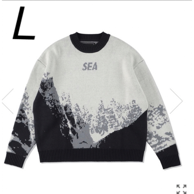 WIND AND SEA Mt Snow Sweater "White"