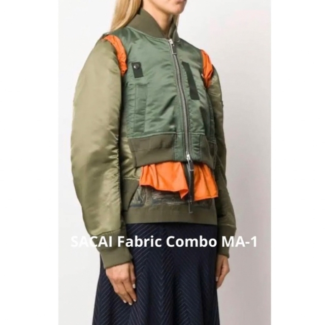 登場! MA1 Fabric サカイ 【美品】sacai - sacai ボンバージャケット