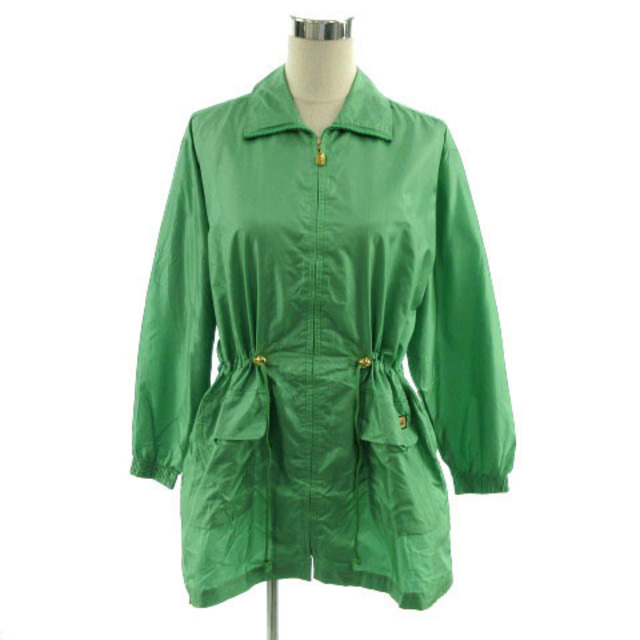 Munsingwear(マンシングウェア)のマンシングウェア ジャケット ウインドブレーカー ロゴプリント 薄手 緑 M スポーツ/アウトドアのゴルフ(ウエア)の商品写真