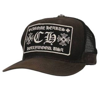 クロムハーツ(Chrome Hearts)のクロムハーツ TRUCKER CAP/トラッカーキャップ CHパッチクロスボール付メッシュキャップ メンズ(帽子)