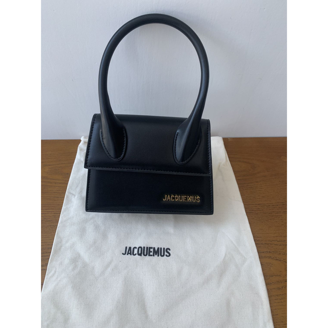 JACQUEMUS レザー 本革 2way ショルダーバッグ 黒 ブラック