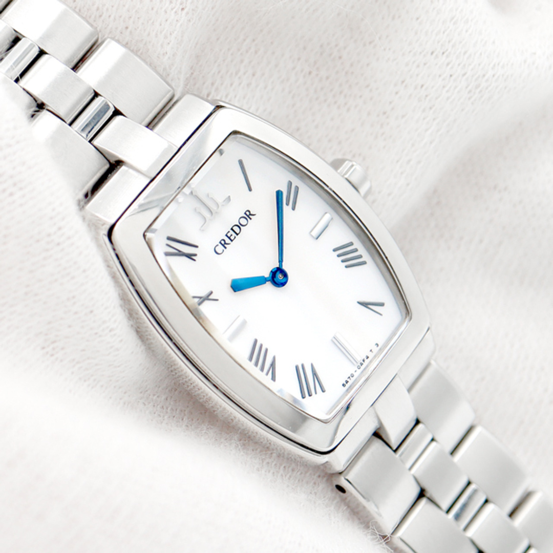 【稼働品！】SEIKO CREDOR セイコー クレドール 青針 レディース！青針レディース腕時計となります