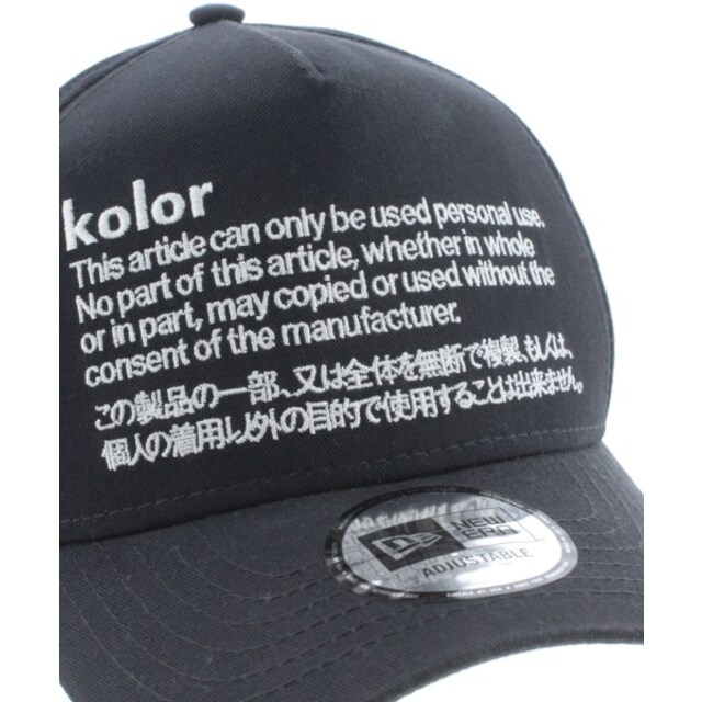 kolor(カラー)のkolor カラー キャップ F 紺 【古着】【中古】 メンズの帽子(キャップ)の商品写真