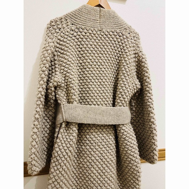 ARCHIアーキ cardigan ガウンコートarchiウールWOOL100% レディースのジャケット/アウター(ガウンコート)の商品写真