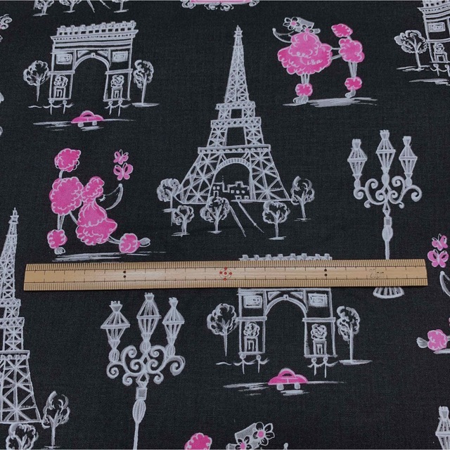 Ink & Arrow パリのプードル　45cm ハンドメイドの素材/材料(生地/糸)の商品写真