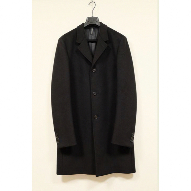 DIOR HOMME(ディオールオム)の【定価54万】Dior homme 14aw カシミヤ チェスターコート メンズのジャケット/アウター(チェスターコート)の商品写真