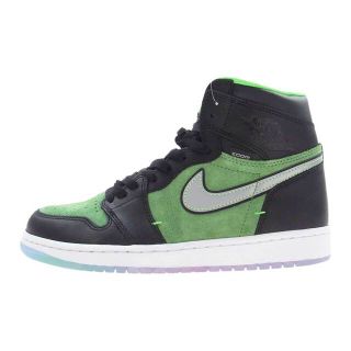 NIKE AIR JORDAN ナイキ ジョーダン スニーカー CK6637-002 AIR JORDAN 1 HI ZOOM AIR 2020 CK6637-002 エアジョーダン1ハイ ズームエアー ハイカット スニーカー グリーン系 27.0cm【新古品】【未使用】【中古】(スニーカー)