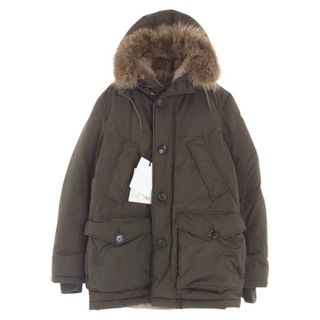 モンクレール(MONCLER)のMONCLER モンクレール ダウンジャケット CHATEAUBRIANT シャトーブリアン ラビットファー ダウン ジャケット コート カーキ系 1【中古】(その他)