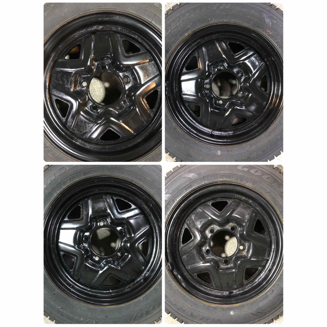 Goodyear - ジムニー ja22 ホイール スタッドレスタイヤ 175/80R16 4本