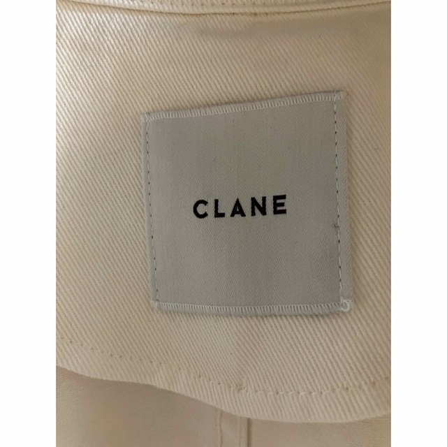 CLANE(クラネ)のCLANE back squeeze denim jacket レディースのジャケット/アウター(Gジャン/デニムジャケット)の商品写真