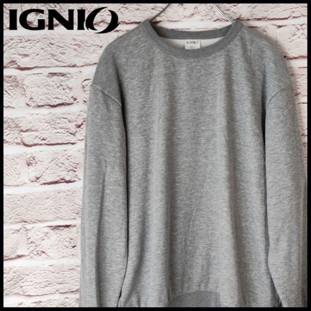 Ignio(イグニオ)のIGNIO　トレーナー　シンプル　メンズ　レディース ゆるだぼ　アメカジ メンズのトップス(スウェット)の商品写真