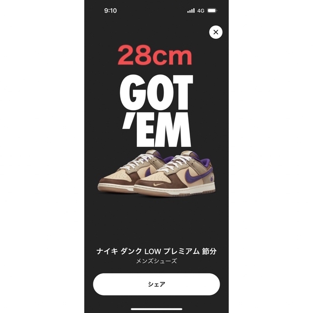 Nike Dunk Low"Setsubun" ナイキ ダンクロー 節分28cm