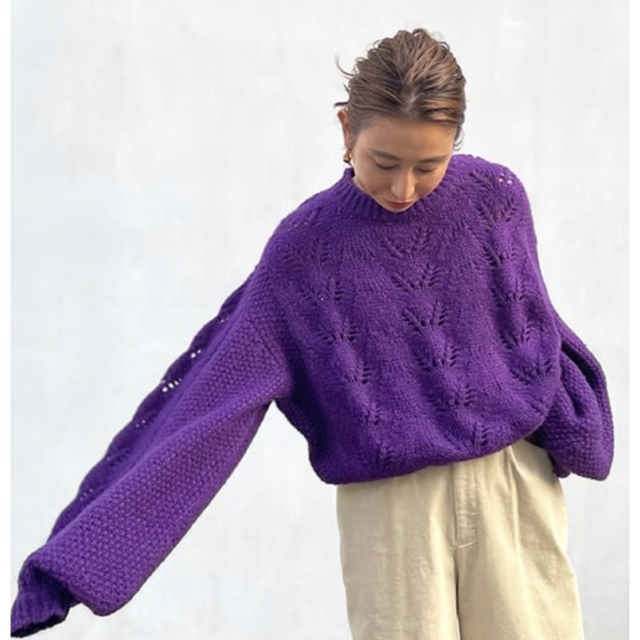 新品タグ付き！クレドナ CREDONA Open color knit ニット