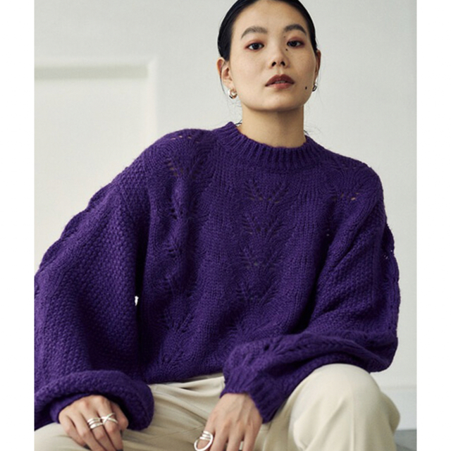 新品タグ付き！クレドナ CREDONA Open color knit ニット