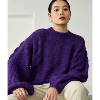 トゥデイフル(TODAYFUL)の新品タグ付き！クレドナ CREDONA Open color knit ニット(ニット/セーター)