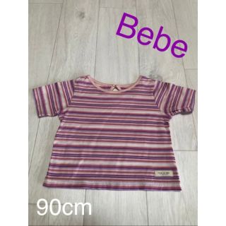 ベベ(BeBe)の【おすすめ】Bebe 夏物 半袖 tシャツ  90cm(Tシャツ/カットソー)