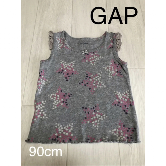 babyGAP(ベビーギャップ)の【可愛い】GAP 夏物 トップス 袖なし 90cm キッズ/ベビー/マタニティのキッズ服女の子用(90cm~)(Tシャツ/カットソー)の商品写真