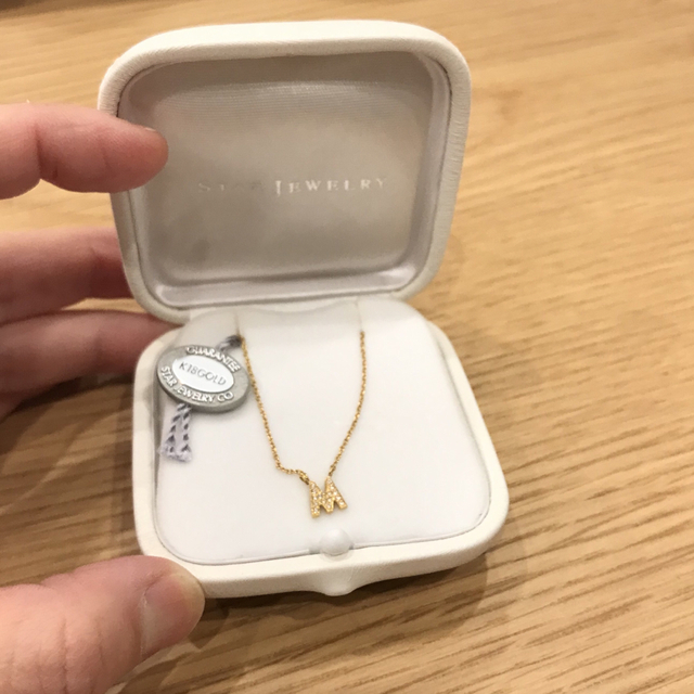 スタージュエリー イニシャルネックレス M STAR JEWELRY 低価格で