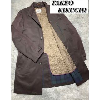 タケオキクチ(TAKEO KIKUCHI)のTAKEO KIKUCHI ステンカラーコート(ステンカラーコート)