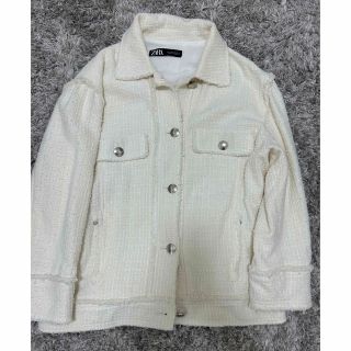 ザラ(ZARA)のZARA ツイード ブルゾン(ブルゾン)