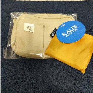 カルディ(KALDI)のカルディ　マルチポーチ　エコバッグ　セット(ノベルティグッズ)