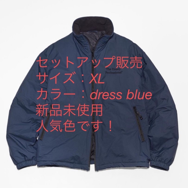 【1着でも送料無料】 スタイリスト私物 Ennoy エンノイ セットアップ XL BLUE DRESS ナイロンジャケット - cosmos