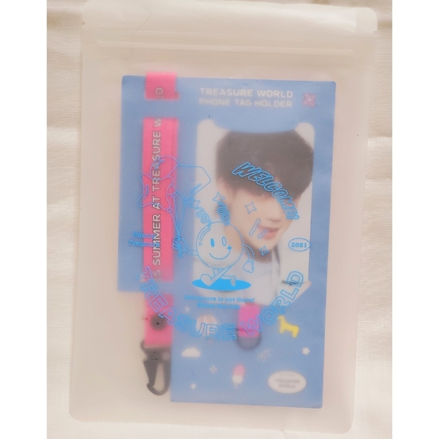 TREASURE - TREASURE💗ヒョンソク タグホルダートレカ 未使用グッズの