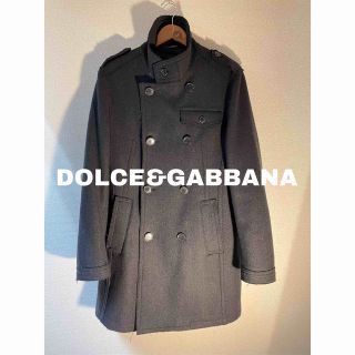 DOLCE&GABBANA - DOLCE&GABBANA ドルチェ&ガッバーナ　ナポレオンコート　Pコート