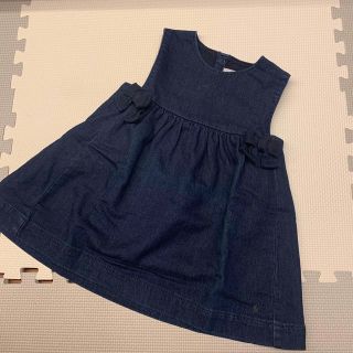 プチバトー(PETIT BATEAU)のプチバトー デニム ワンピース(ワンピース)