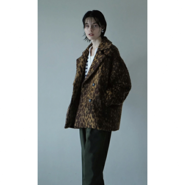 CLANE - CLANE◆クラネOVER LINE DOUBLE COAT MIX