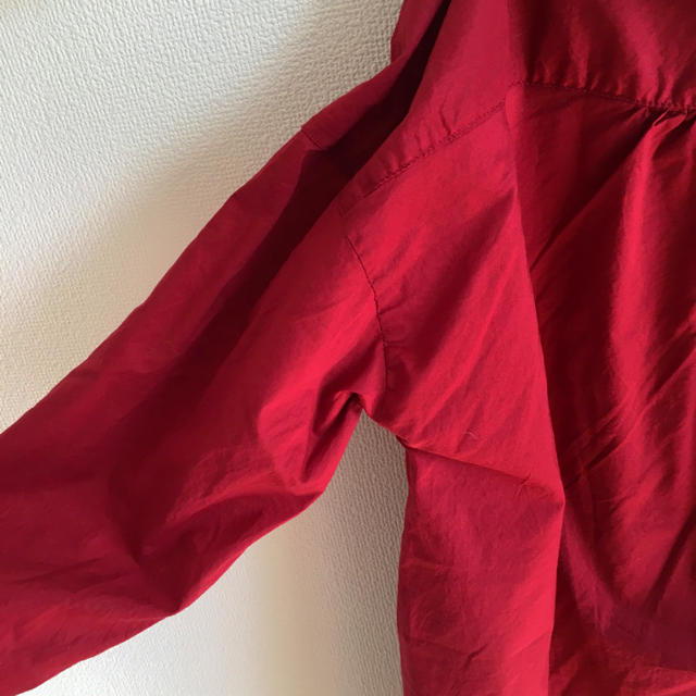 SM2(サマンサモスモス)の赤のチュニックシャツ レディースのトップス(シャツ/ブラウス(長袖/七分))の商品写真