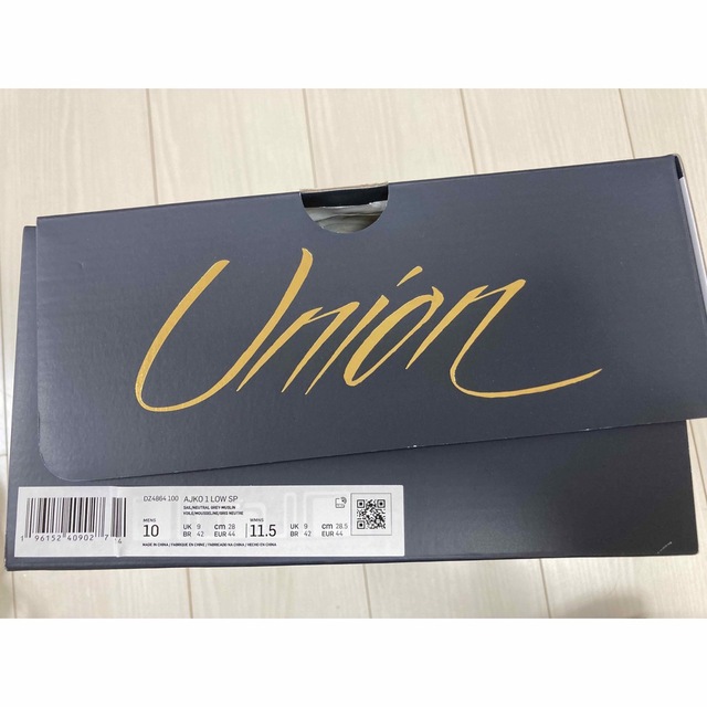Union Jordan AJKO 1 Low SP 28cm メンズの靴/シューズ(スニーカー)の商品写真