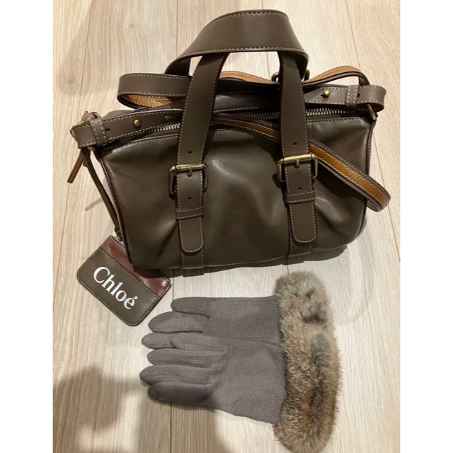 Chloe GANTZ クロエ サム バッグ ボストンバッグ 手袋 グローブ