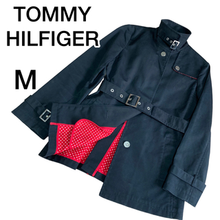 トミーヒルフィガー(TOMMY HILFIGER)の✴︎TOMMY HILFIGER✴︎トレンチコート　ブラック　M (トレンチコート)