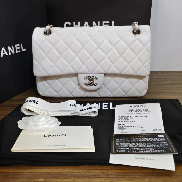 CHANEL シャネル ショルダーバッグ クラシック グレインドカーフ