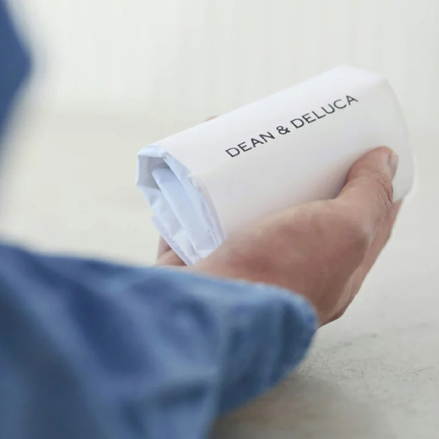 DEAN & DELUCA(ディーンアンドデルーカ)の【新品】DEAN&DELUCA ミニマム エコバッグ ホワイト トートバック レディースのバッグ(エコバッグ)の商品写真